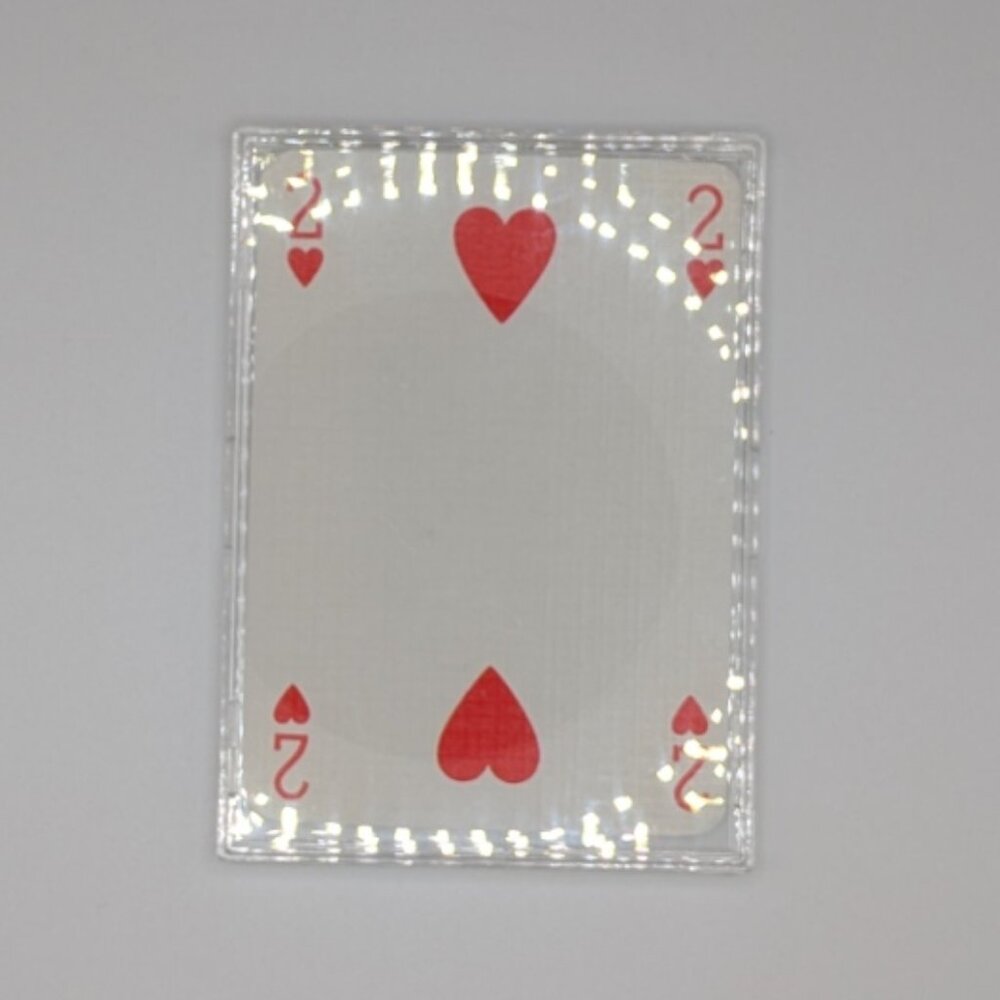 Louis Vuitton Monogram 2 of Hearts Playing Card